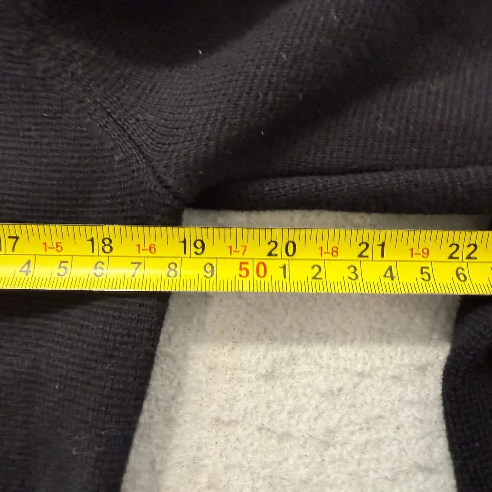 J. Crew Men's Black 100% Cotton Shawl Collar Cardigan Sweater Pockets Size S